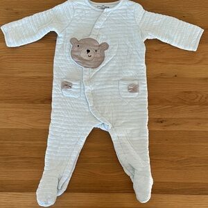Adorable Cream Bear Footie for Kids